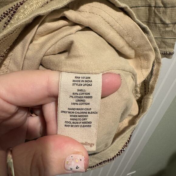 Soft Surroundings Verde Jacket Tan Longline Size Large - Picture 6 of 7
